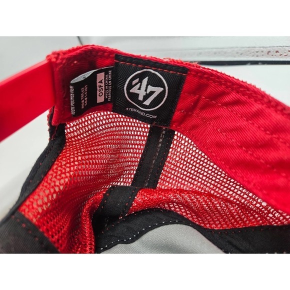 St Louis Cardinals MLB ‘47 Brand Baseball‎ Cap Hat Gray Red Mesh Snapback OSFA - Picture 8 of 8